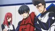 Barou and Chigiri greeting Isagi in Blue Lock episode 24 (Image via 8bit)